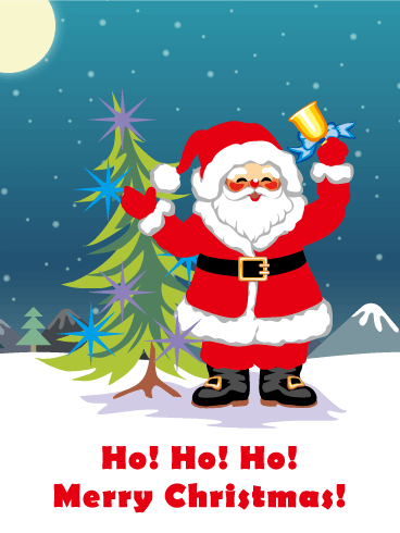 santa claus lovely cards free 2016